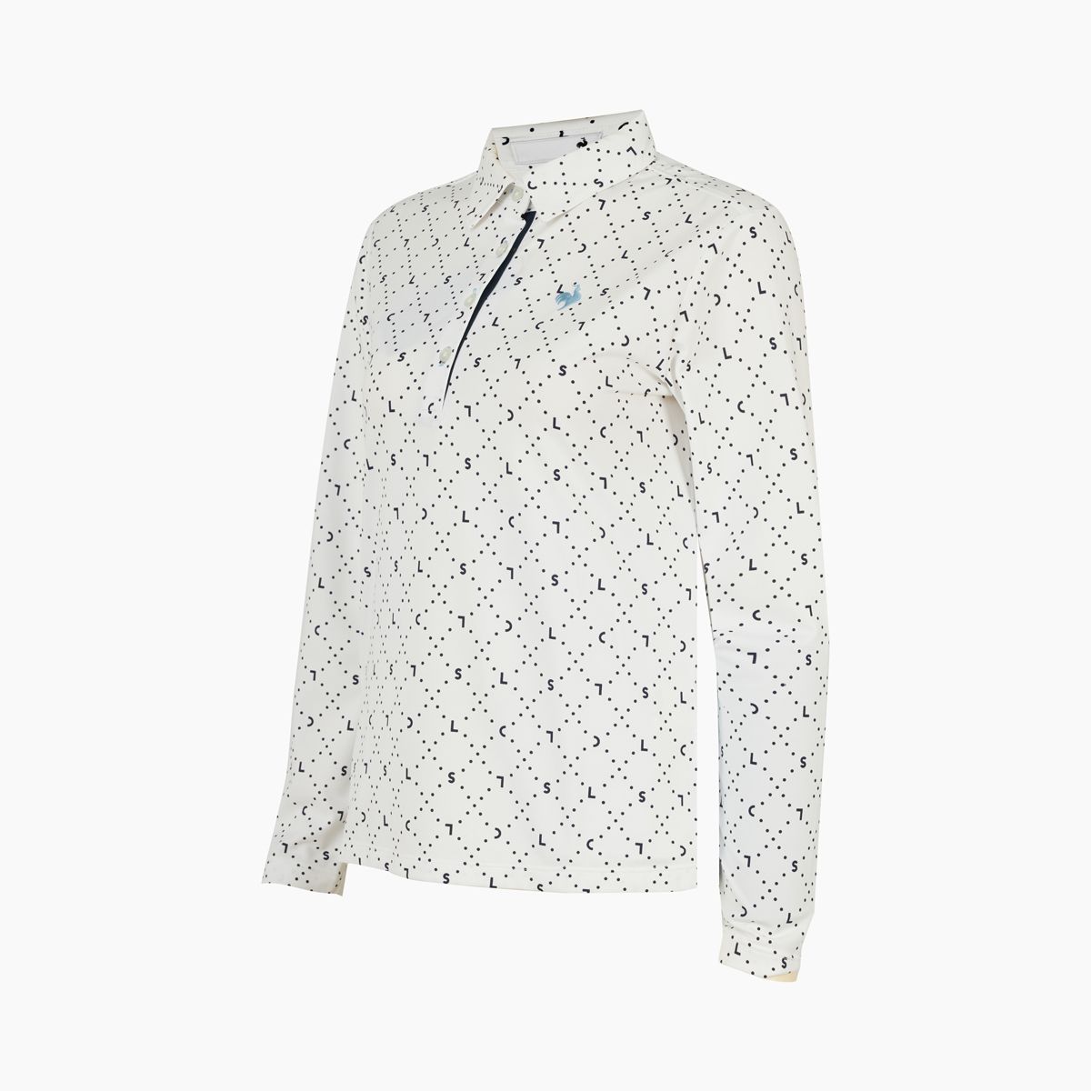 Áo Polo dài tay le coq golf Nữ - QGWWJB01V-WH00