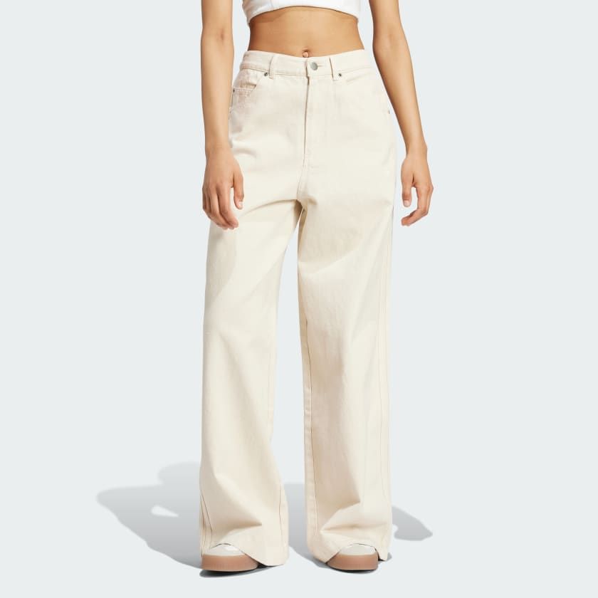 Quần Dài Nữ Balloon Denim Premium Essentials