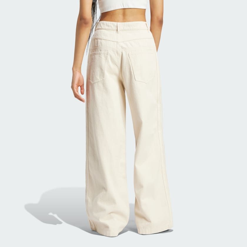 Quần Dài Nữ Balloon Denim Premium Essentials