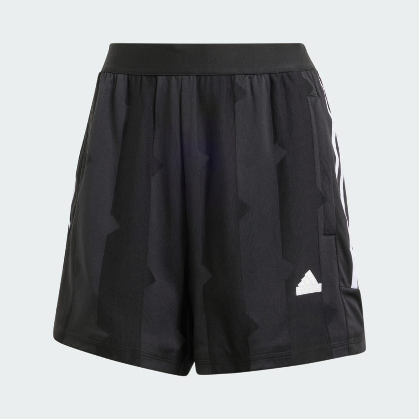Quần Short Nữ Jacquard 3 Sọc Ngắn Tiro