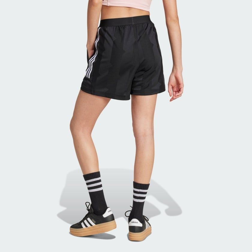 Quần Short Nữ Jacquard 3 Sọc Ngắn Tiro