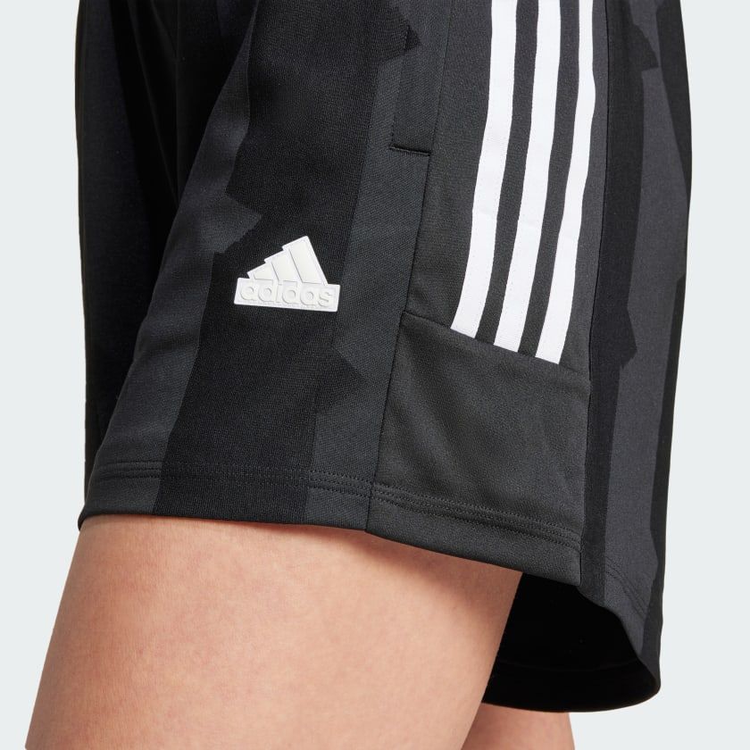 Quần Short Nữ Jacquard 3 Sọc Ngắn Tiro
