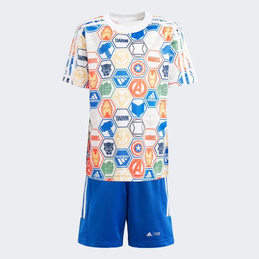 Set Áo Thun Trẻ Em adidas x Marvel Avengers