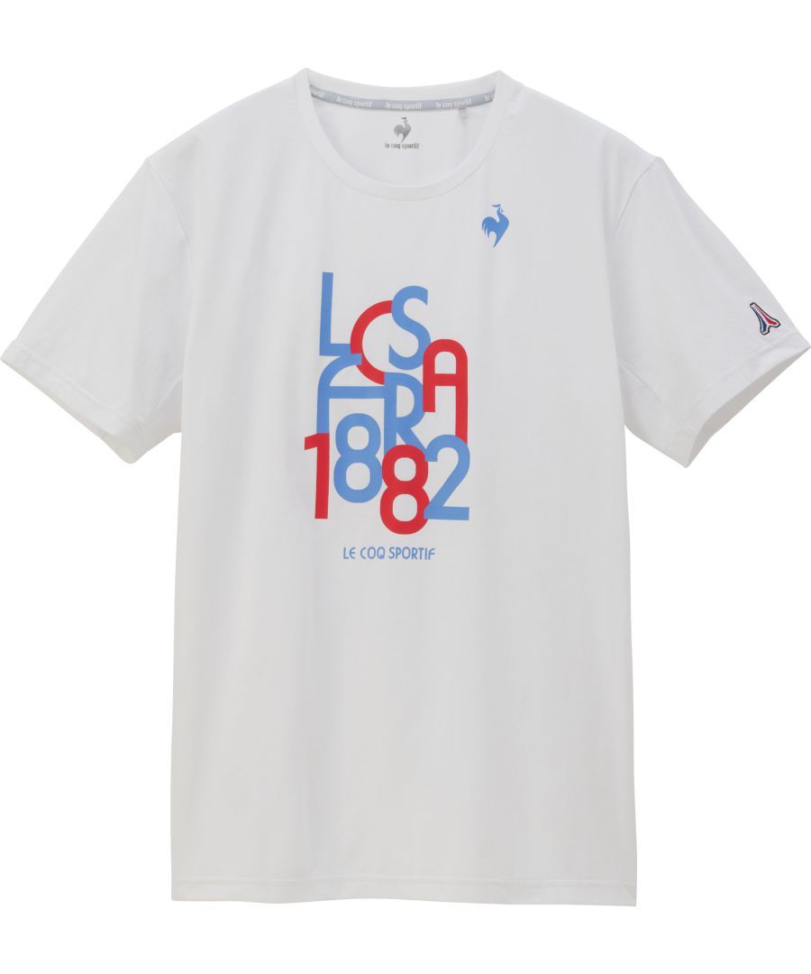 Áo thun le coq sportif nam - QTMXJA05V-WH