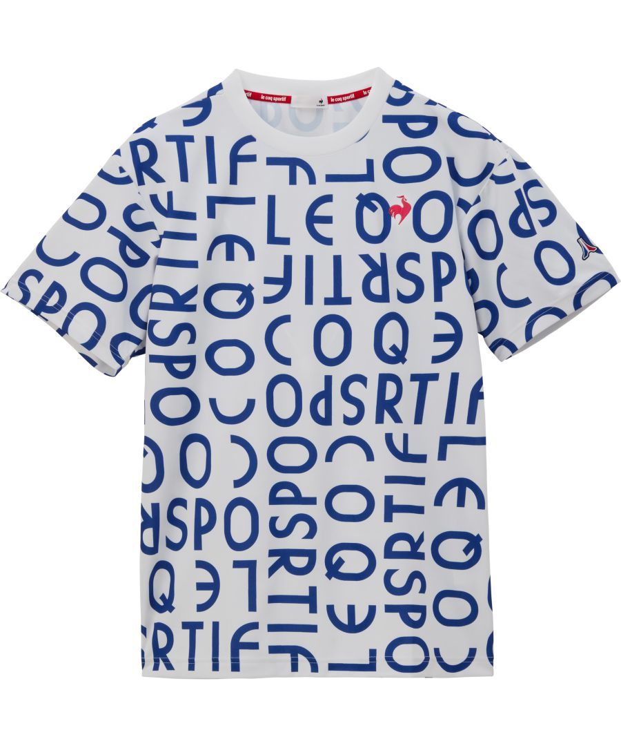 Áo thun le coq sportif nam - QMMXJA02V-WH