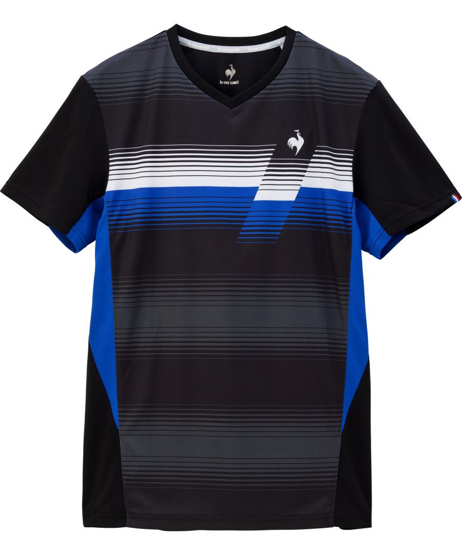 Áo thun le coq sportif nam - QTMXJA03V-BK