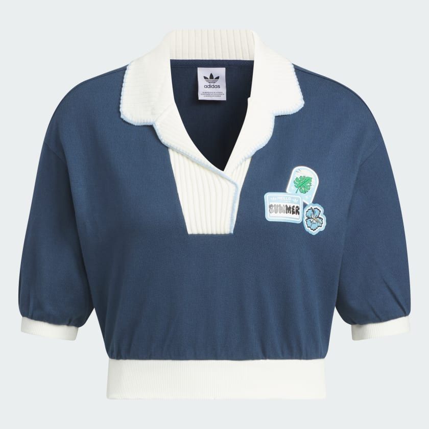 ÁO POLO NỮ NGẮN TAY HỌA TIẾT KỲ NGHỈ HÈ