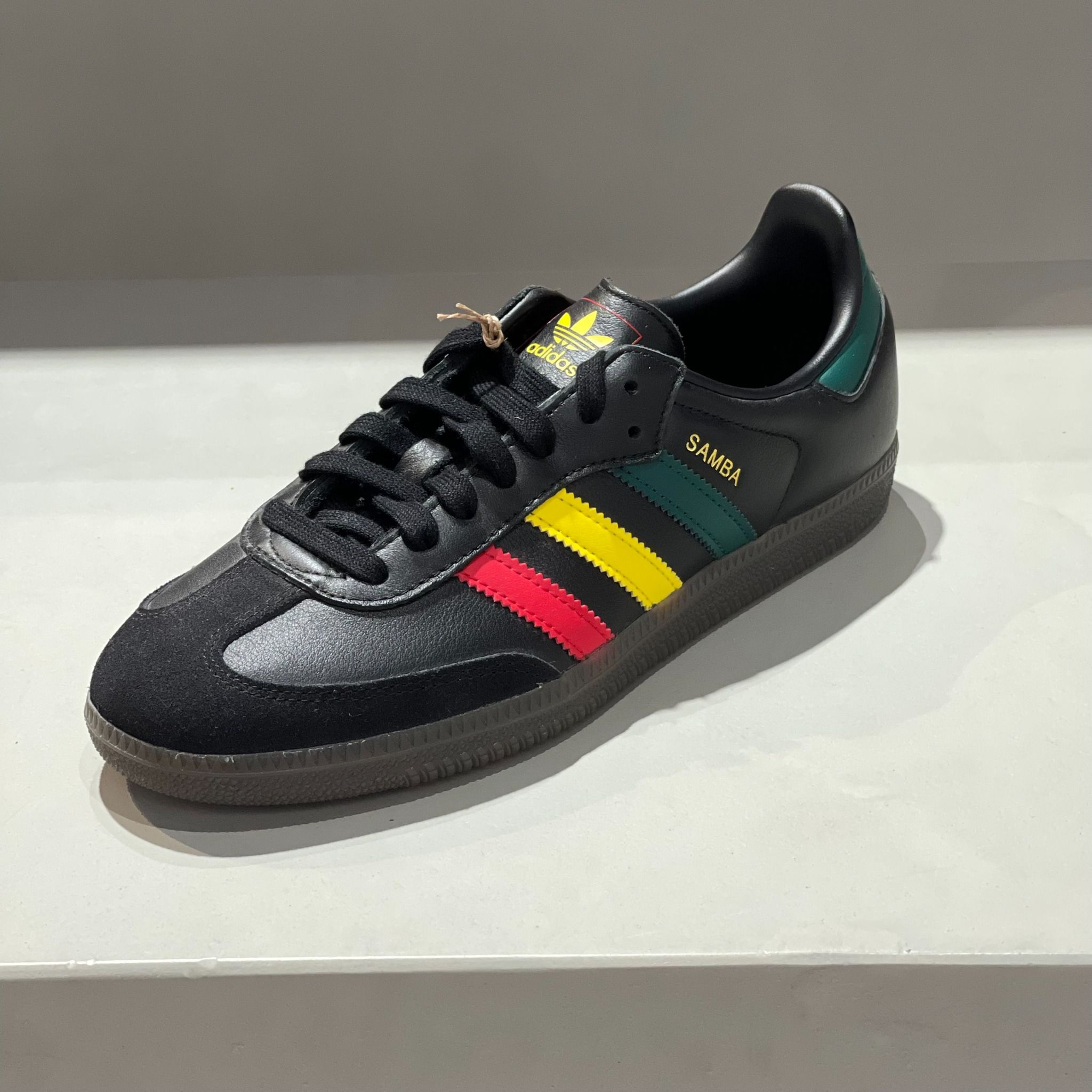 Giày Originals Unisex SAMBA OG phối màu RASTA BLACK
