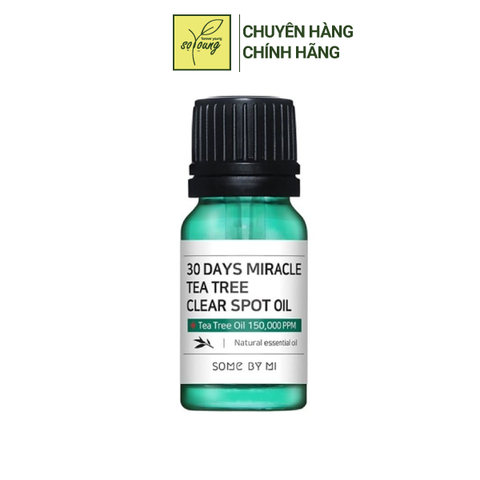  Tinh Dầu Tràm Trà Giảm Và Ngăn Ngừa Mụn Some By Mi 30 Days Miracle Tea Tree Clear Spot Oil 