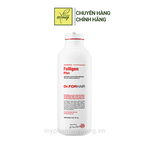  Dầu Gội Trị Rụng Tóc Dr For Hair Folligen Plus Shampoo Relieving Hair Loss 