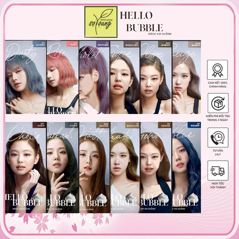  Thuốc Nhuộm Tóc Blackpink  Mise En Scene Hello Bubble 