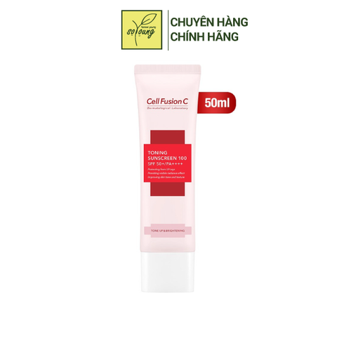  Kem Chống Nắng Nâng Tông Cell Fusion C Toning Sunscreen 100 SPF 50 