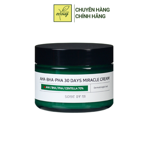  Kem Dưỡng Giảm Mụn Some By Mi AHA-BHA-PHA 30 Days Miracle Cream 50ml 