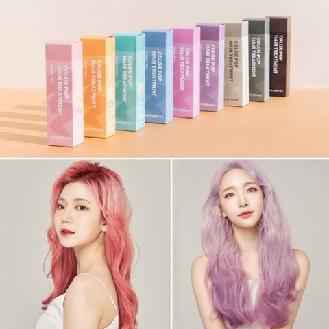  Thuốc Nhuộm Tóc Tạm Thời LOVEYDOVEY Color Pop Hair Treatment 50g 