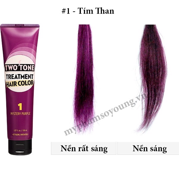 Thuốc Nhuộm Tóc Tạm Thời Etude House Two Tone Treatment Hair Color – Mỹ  Phẩm SoYoung