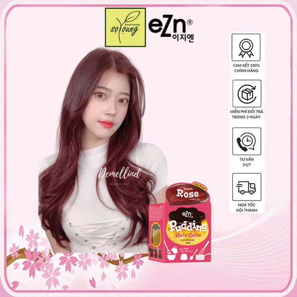 Thuốc Nhuộm Tóc Hàn Quốc eZn Pudding Hair Color Mỹ Phẩm SoYoung