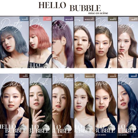  Thuốc Nhuộm Tóc Blackpink  Mise En Scene New Hello Bubble 