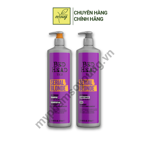  Bộ Dầu Gội Xả Dưỡng Màu Tóc Nhuộm TIGI BED HEAD SERIAL BLONDE 970ML 