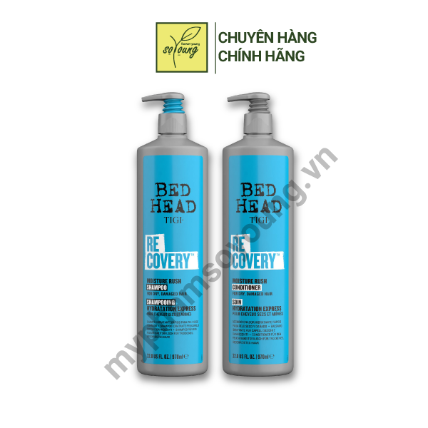 Bộ Dầu Gội Xả TIGI BED HEAD RECOVERY Dưỡng Ẩm Cho Tóc 970ML