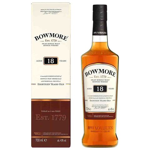 Bowmore 18YO Islay SMSW 43% 6*70cl