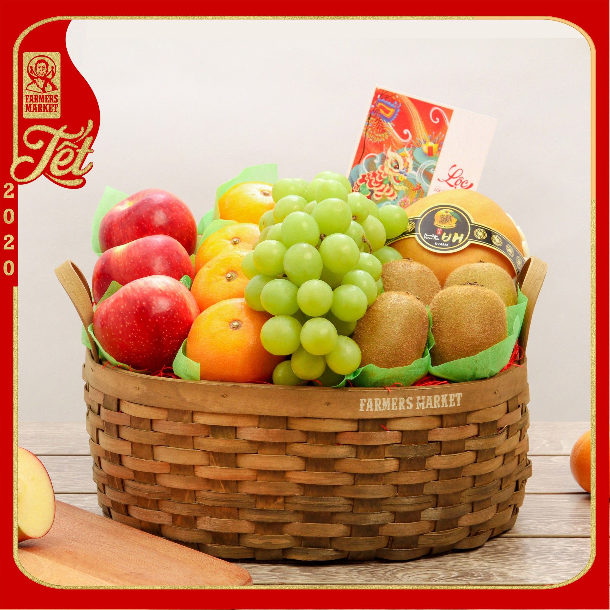 Giỏ quà trái cây Tết - SILVER 1