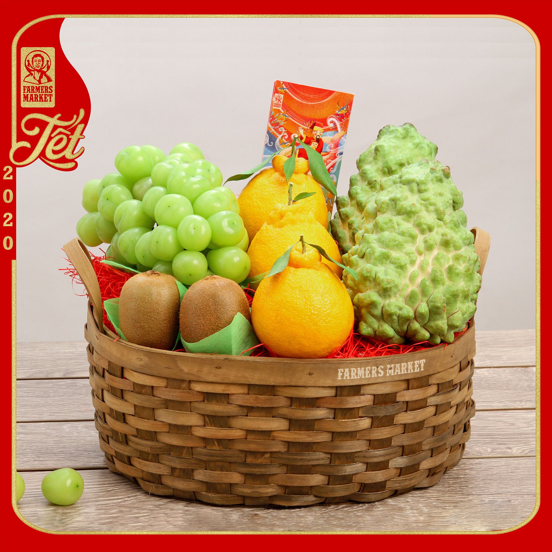 Giỏ quà trái cây Tết - GOLD 5