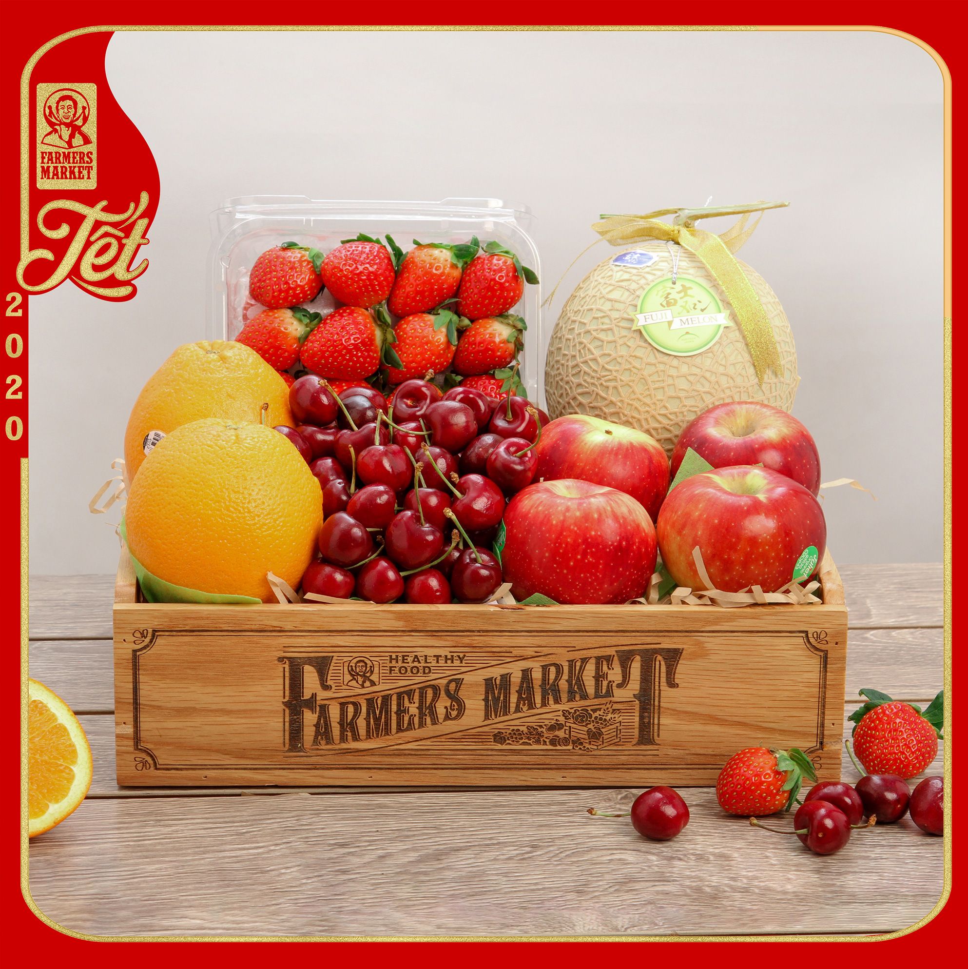 Giỏ quà trái cây Tết - GOLD 1
