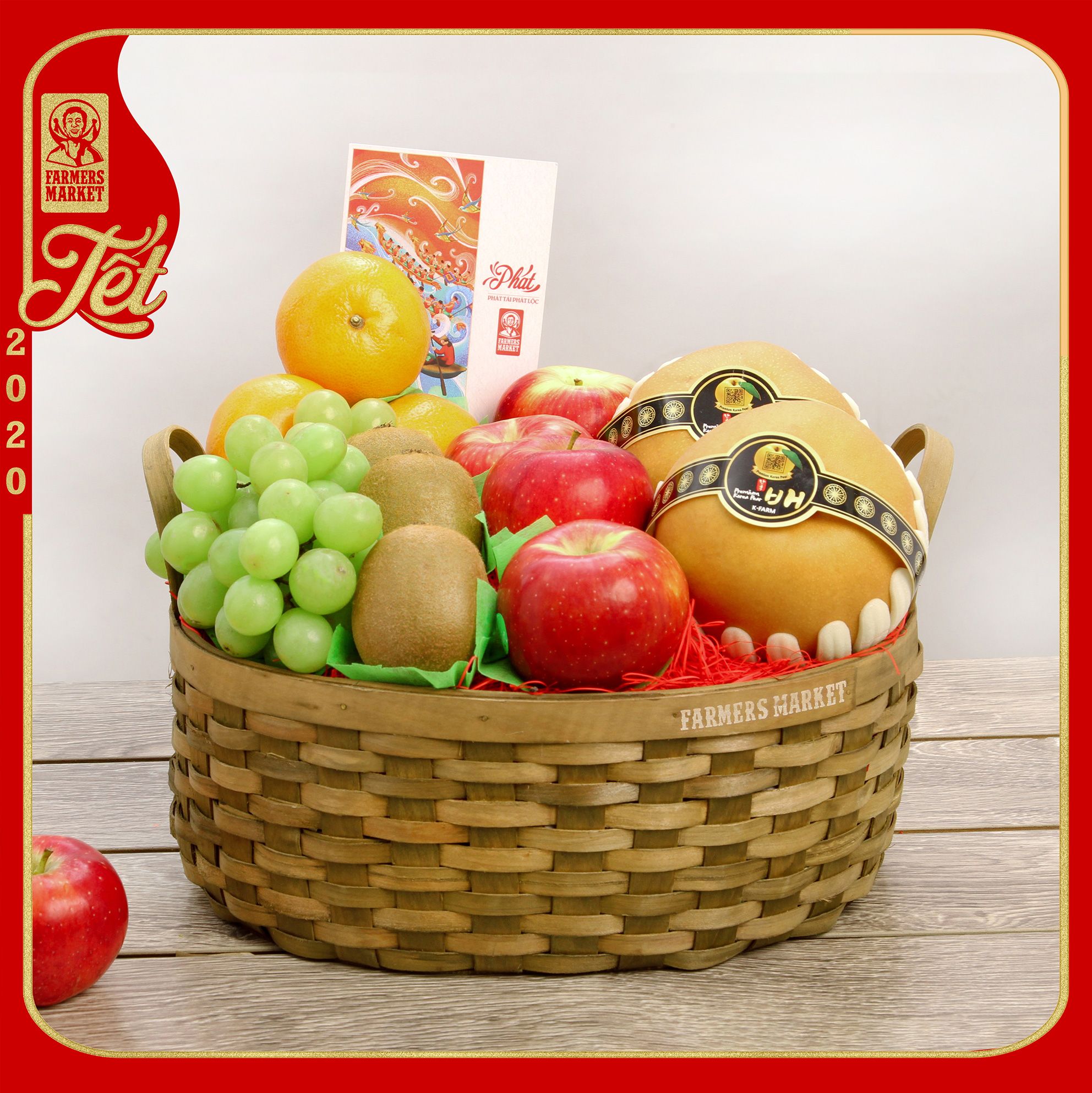 Giỏ quà trái cây Tết - SILVER 6