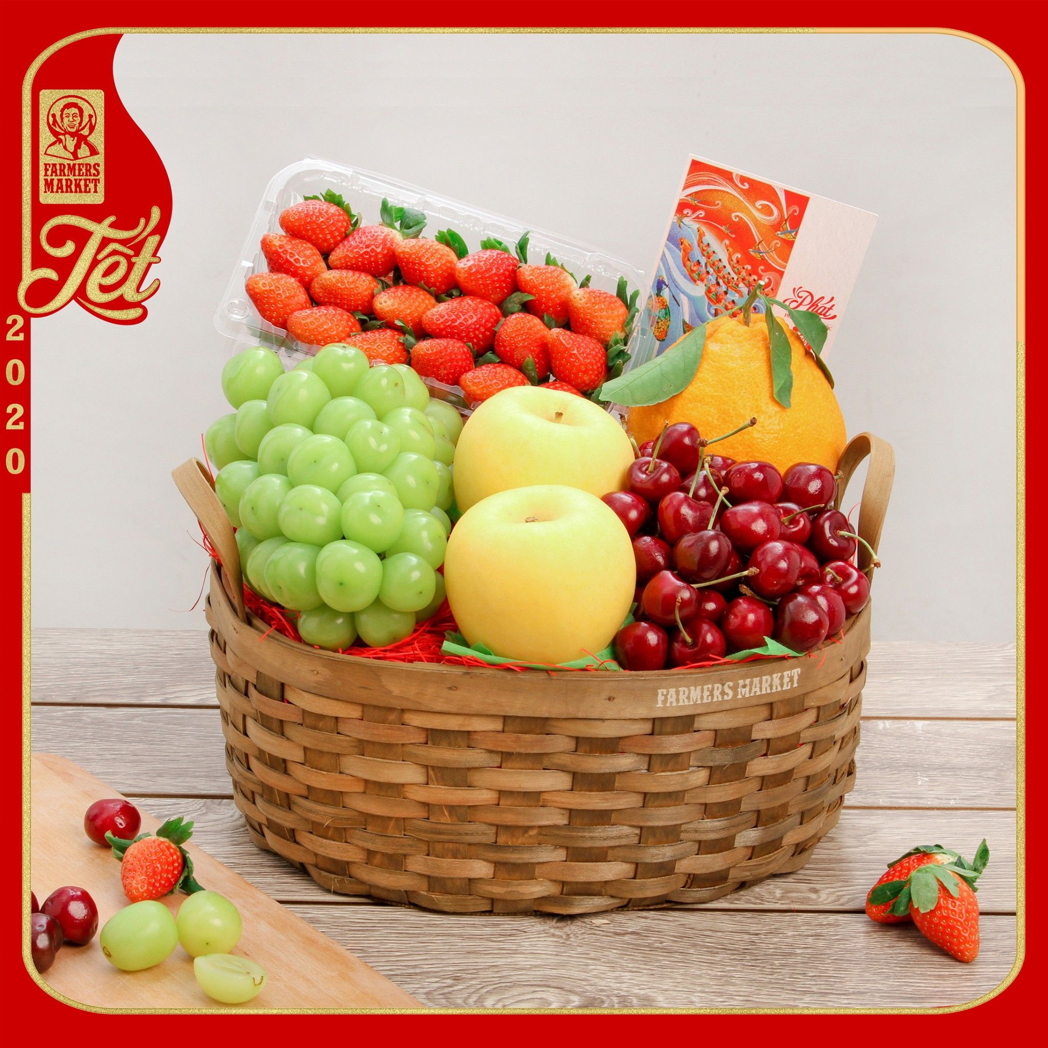 Giỏ quà trái cây Tết - PLANTINUM 1