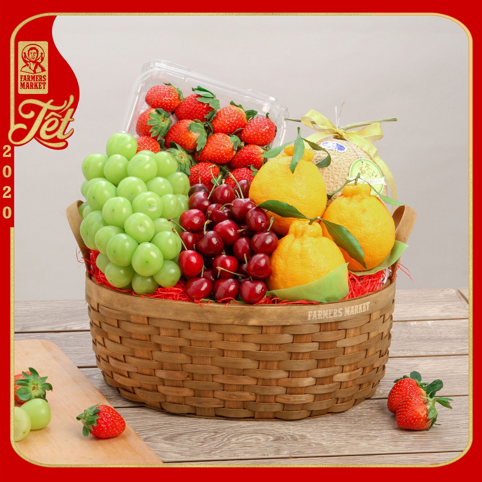 Giỏ quà trái cây Tết - GOLD 8