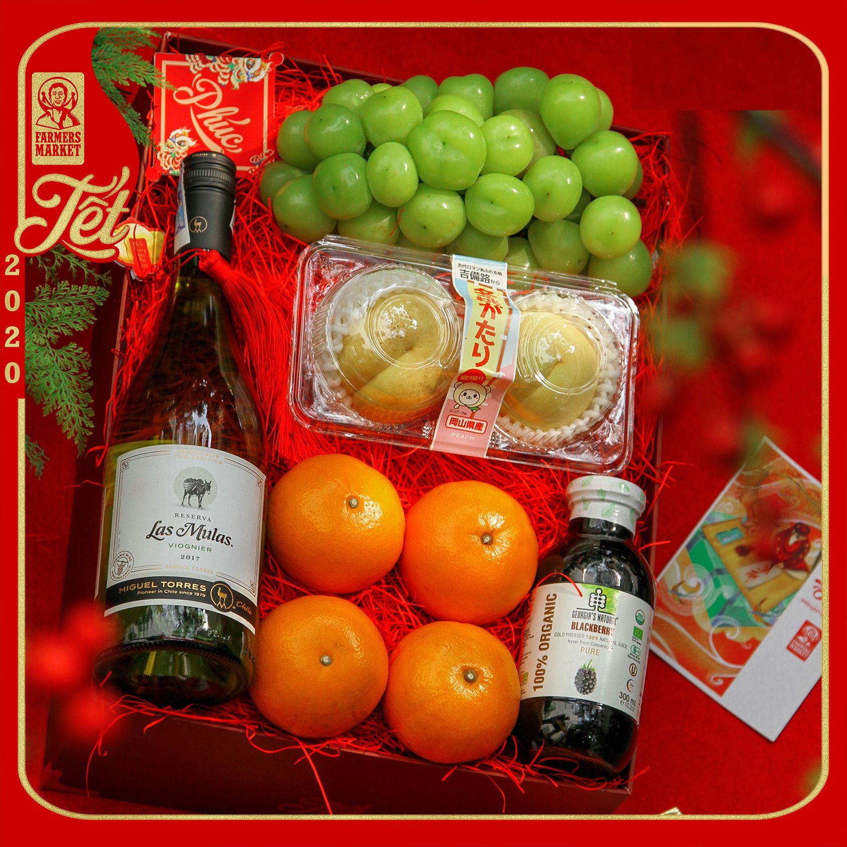 Hộp quà trái cây Tết - GOLD 6