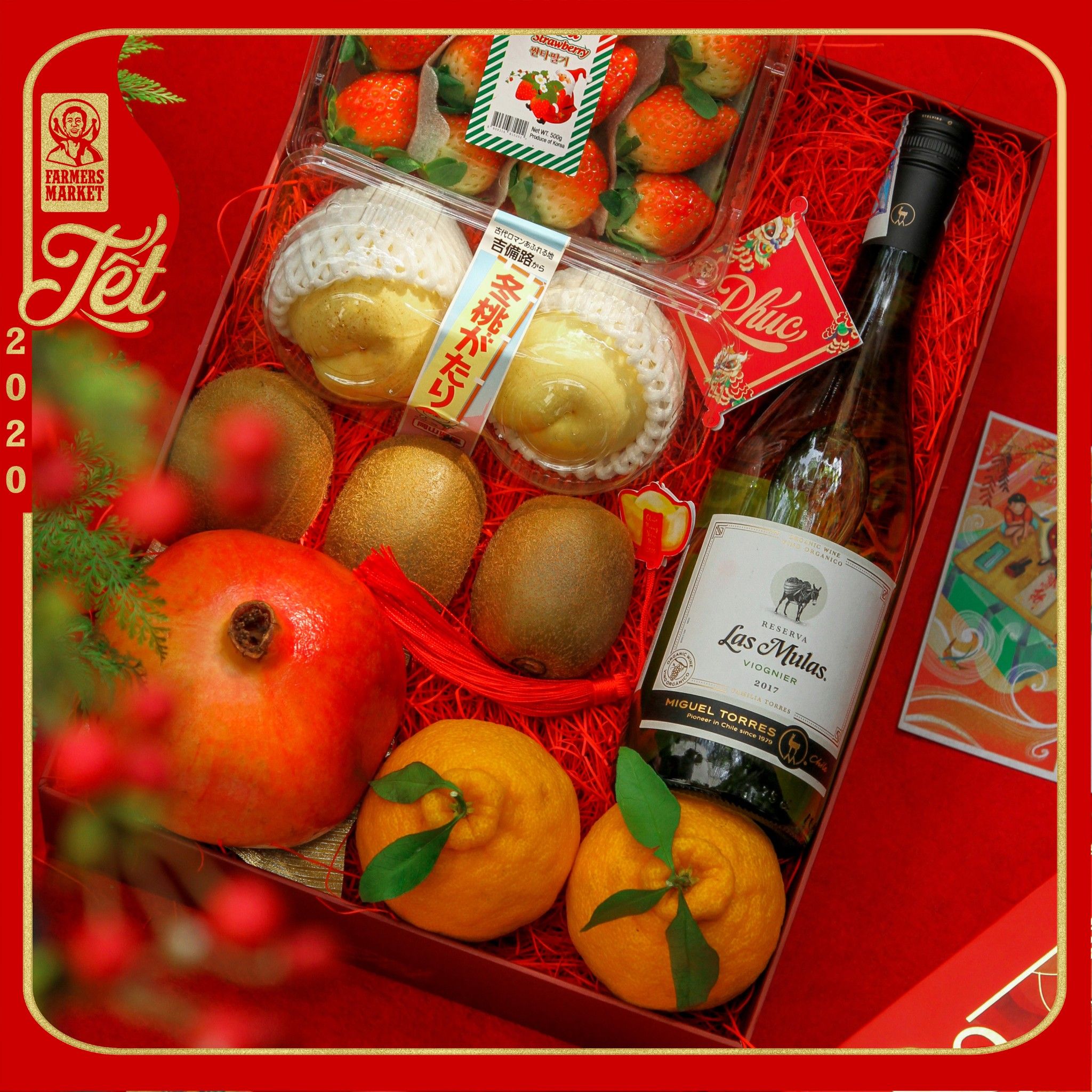Hộp quà trái cây Tết - GOLD 9