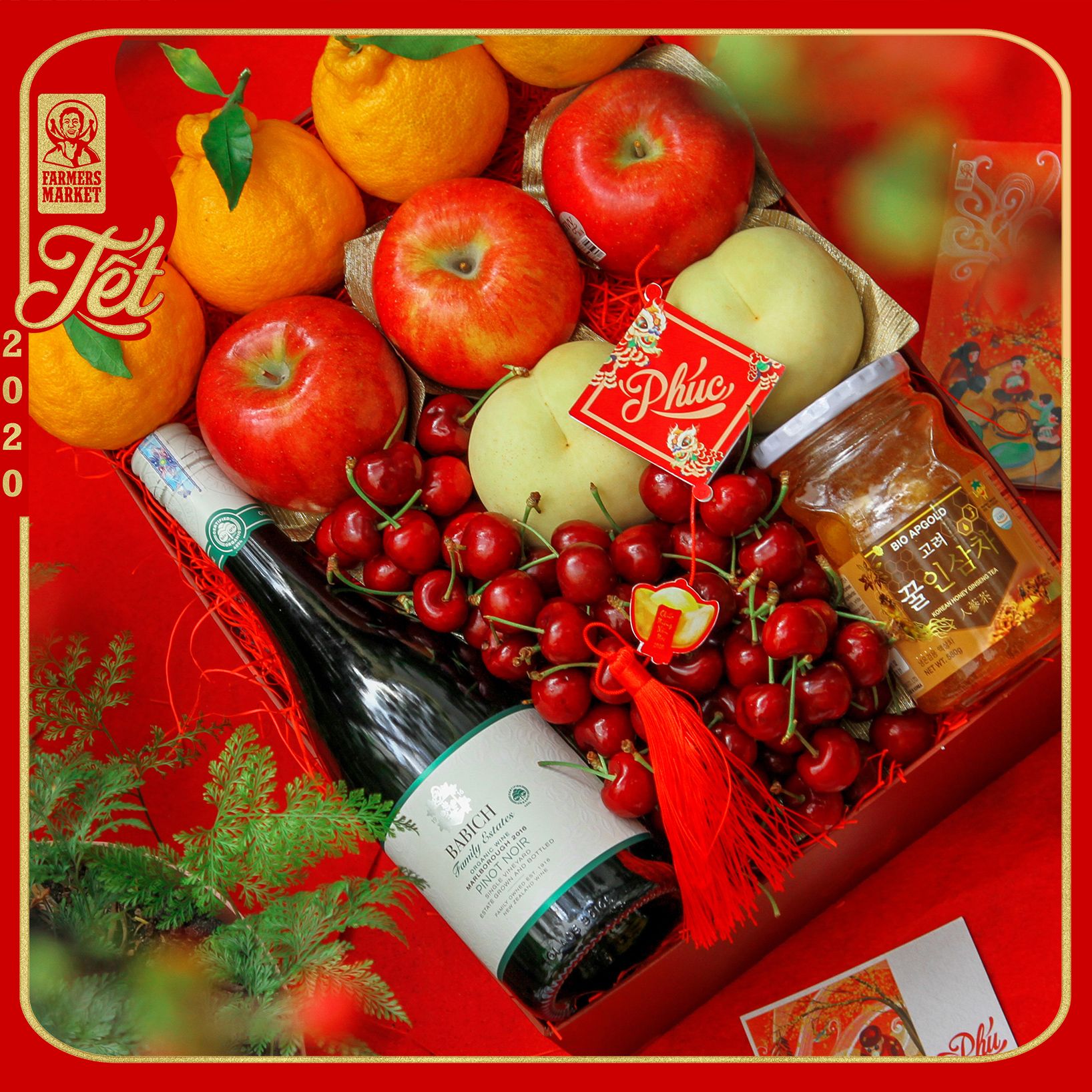 Hộp quà trái cây Tết - PLANTINUM 9