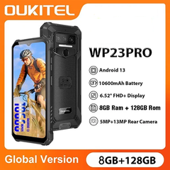 Điện thoại Oukitel WP23 Pro , Ram 8gb, Bộ nhớ 128gb, Pin 10.600mah