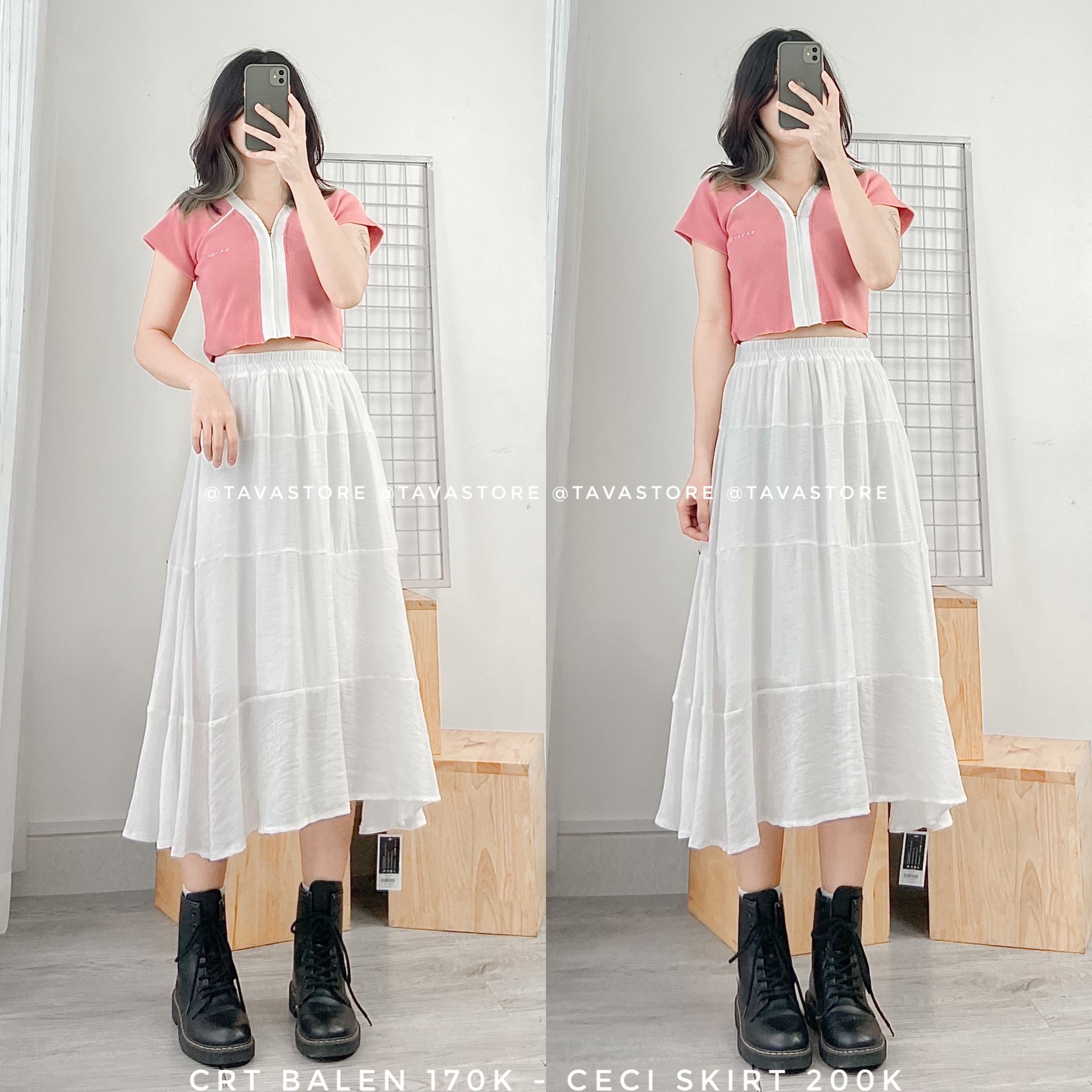 Áo croptop balance