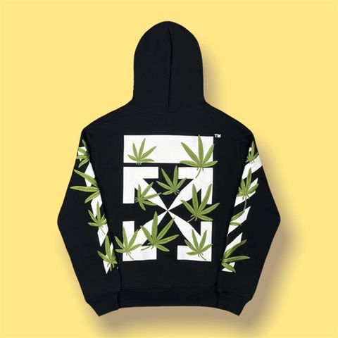 Hoodie Off White Weed ss22