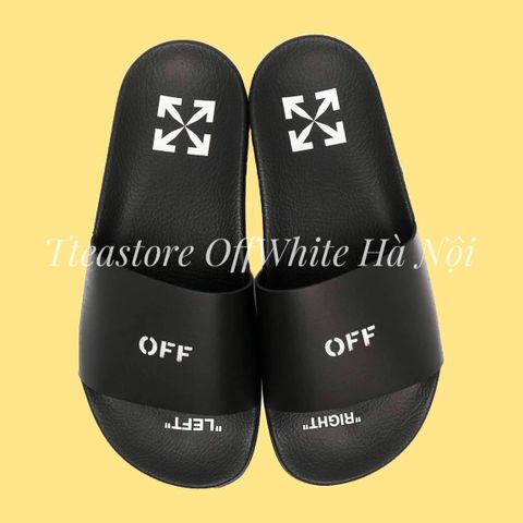 Dép Off-White Arrows logo print slides