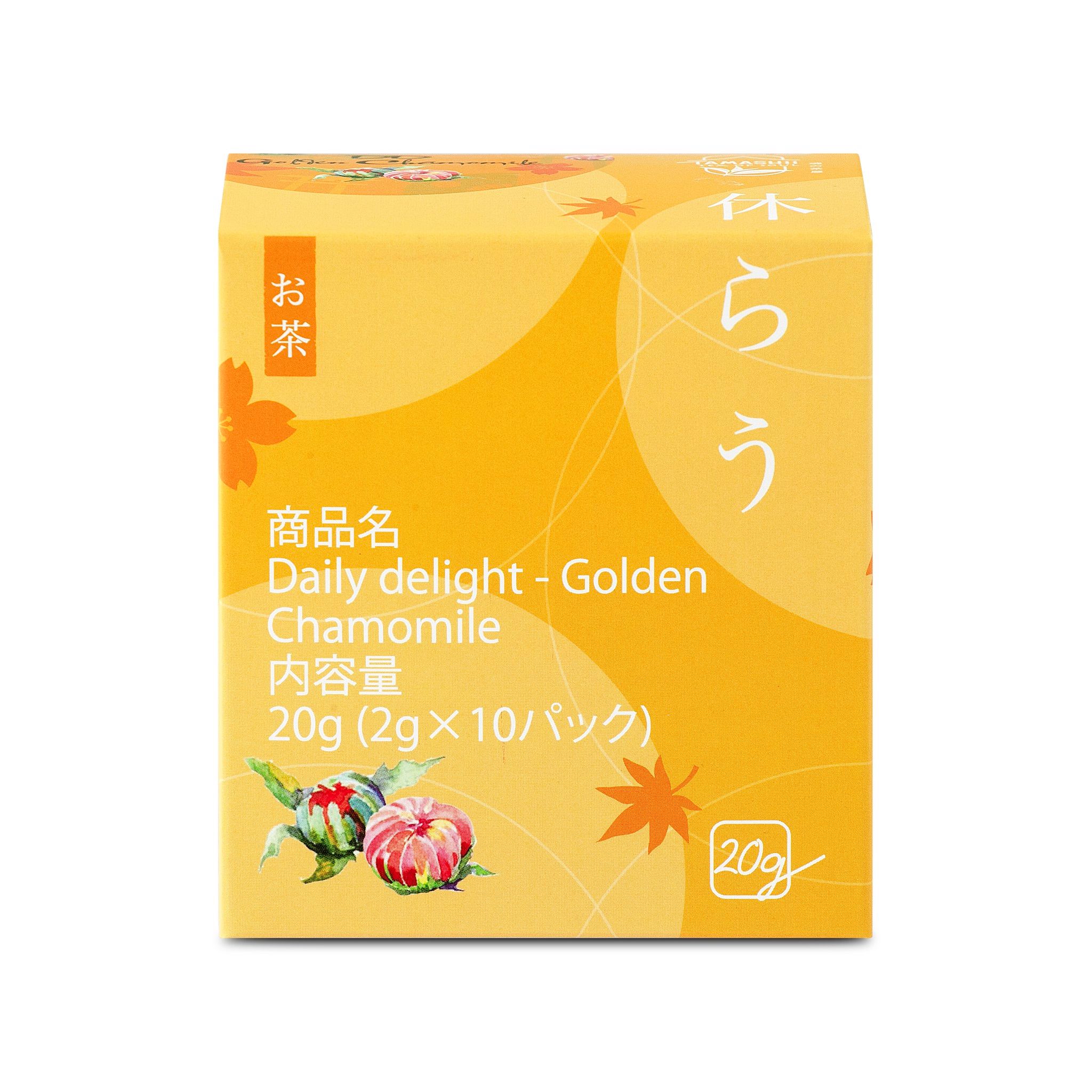 Trà thảo mộc trái cây DD - Golden Chamomile 2gx10 túi lọc - Đẹp dáng đẹp da