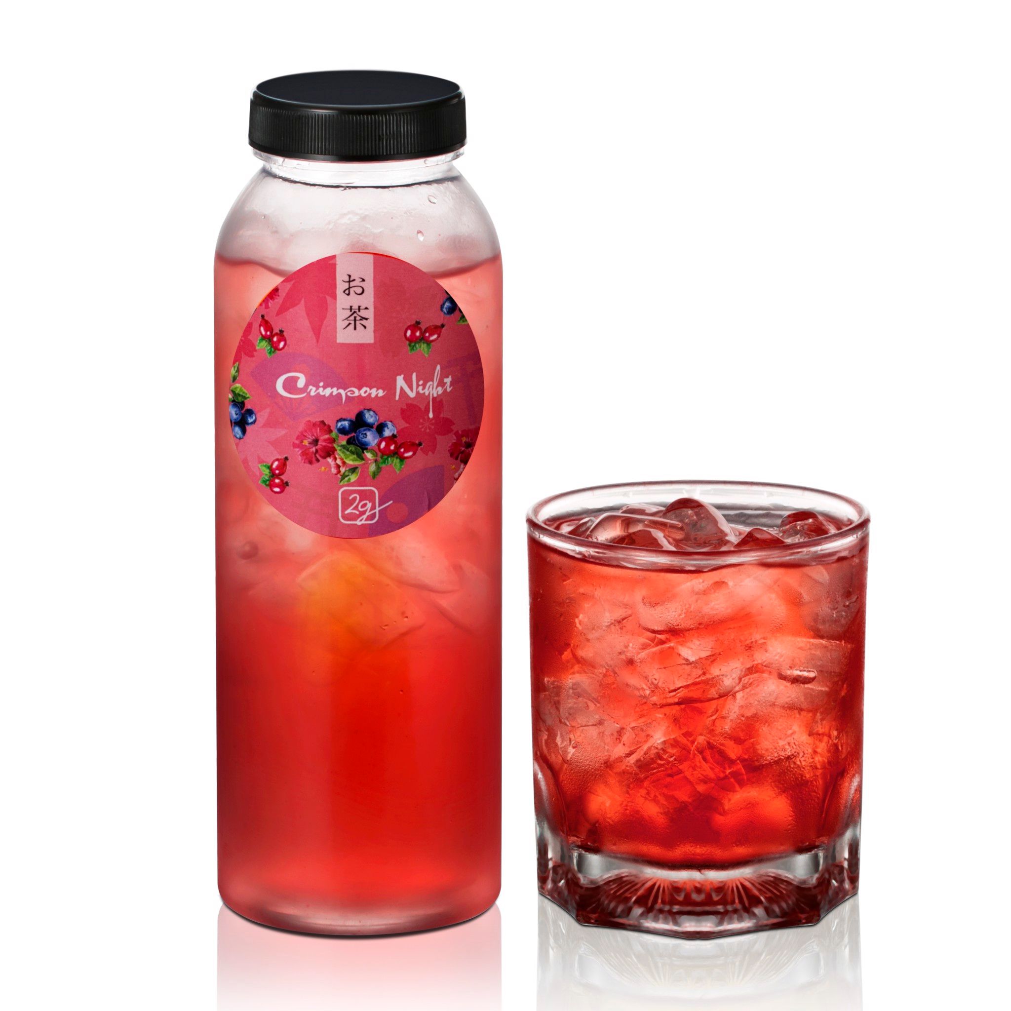 Trà Thảo Mộc Trái Cây Crimson Night 50g - Đẹp dáng - Sáng da.