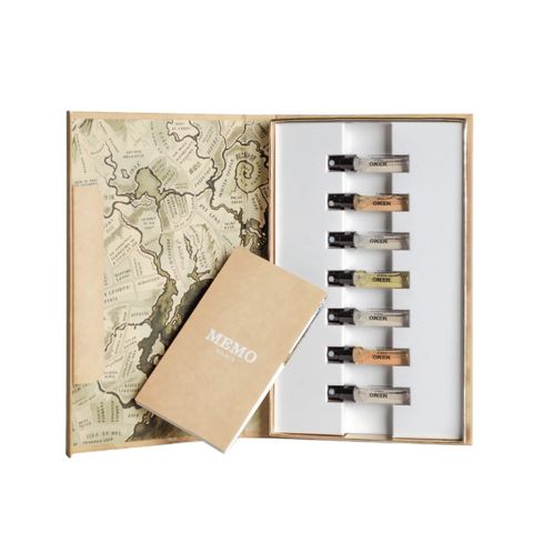 Gift Set Memo Eaux De Parfum EDP 1.5ml x 7 Units Samples (Eau de Parfum/1.5ml Inle & French Leather & Marfa & Lalibela & Irish Leather & Iberian Leather & African Leather)