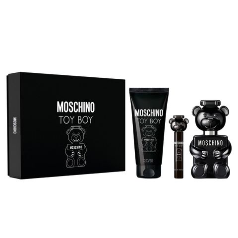 Gift Set Moschino Toy Boy 3pcs ( EDP 100ml + EDP 10ml + Shower Gel 100ml ) (Eau de Parfum/100ml & Eau de Parfum10ml & Shower Gel 100ml)