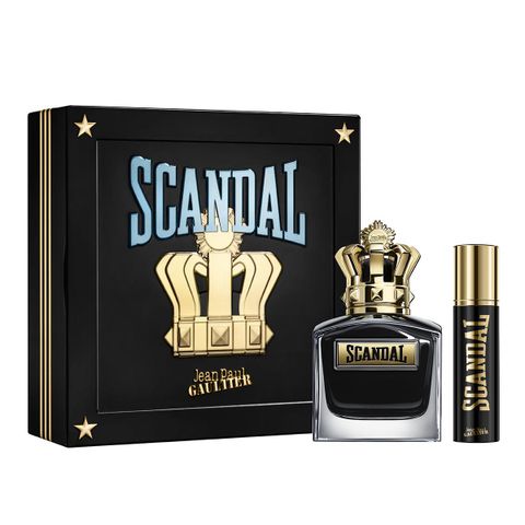 Gift Set Jean Paul Gaultier Scandal Pour Homme Le Parfum 2pcs (EDP 100ml & EDP 10ml) (Eau de Parfum Intense/100ml & Eau de Parfum Intense 10ml)