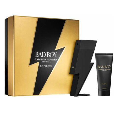 Gift Set Carolina Herrera Bad Boy Le Parfum 2pcs ( EDP 100ml & Shower gel 100ml ) (Eau de Parfum/100ml & Shower Gel 100ml)