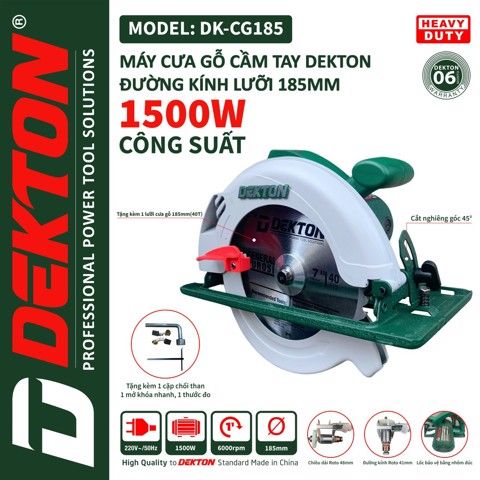 Máy cắt nhôm gỗ Dekton DK - CG185