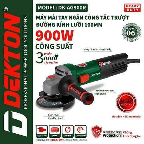 Máy mài điện Dekton DK - AG 900 R