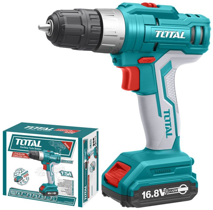 Máy khoan vặn vít dùng pin 16.8V Total TDLI1611