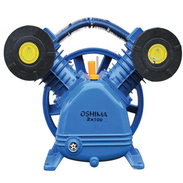 ĐẦU NÉN KHÍ OSHIMA 100 X 2 - 7 HP
