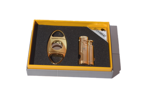 SET CIGAR CUTTER và BẬT LỬA COHIBA T14