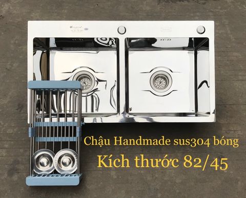 Chậu Rửa Bát Sus304 Bóng 8245