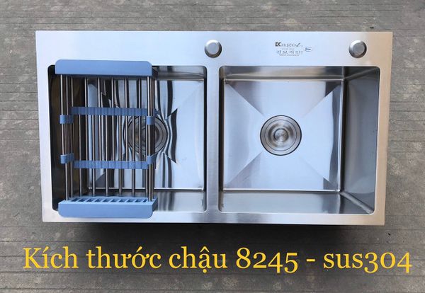 Chậu rửa bát inox 304 hàn quốc 8245